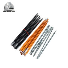 7000 series various colors aluminum flexible metal tent poles